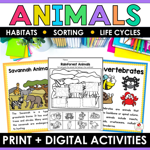 Animal Habitats Classification and Life Cycle Activities
