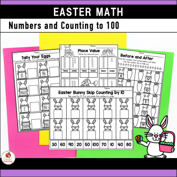 Easter Math Activities for Kindergarten Numbers and Counting Activities