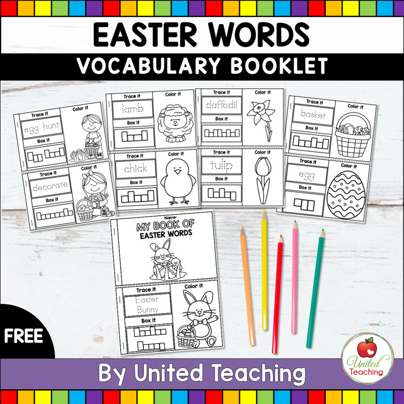 Easter Vocabulary Booklet