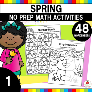 Spring Math Activities for 1st Grade Cover