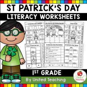 St. Patrick's Day Literacy Activities for 1st Grade