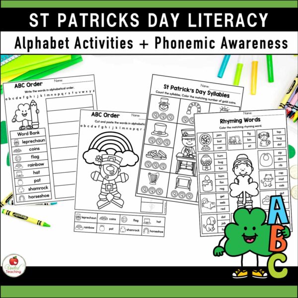 St. Patrick's Day Math and Literacy 1st Grade Bundle - Image 13