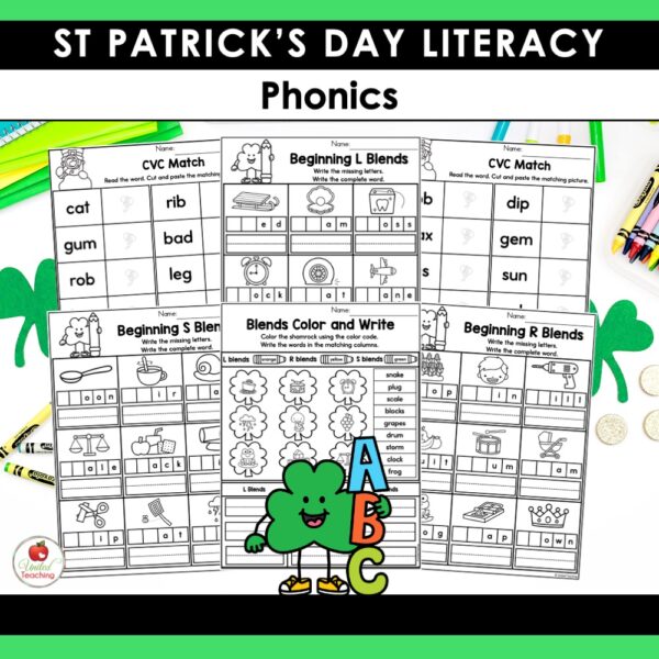St. Patrick's Day Math and Literacy 1st Grade Bundle - Image 16