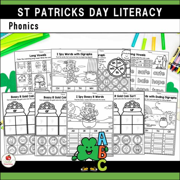 St. Patrick's Day Math and Literacy 1st Grade Bundle - Image 15