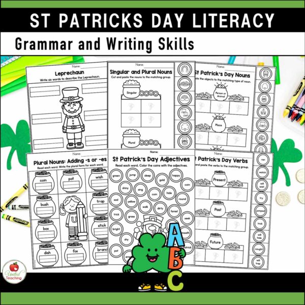 St. Patrick's Day Math and Literacy 1st Grade Bundle - Image 16