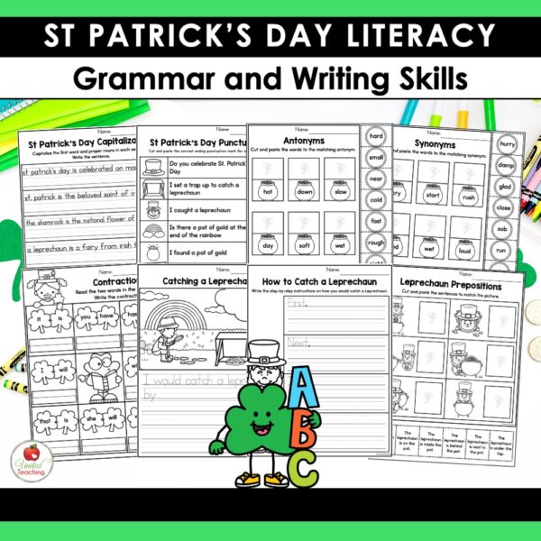 St. Patrick's Day Math and Literacy 1st Grade Bundle - Image 19