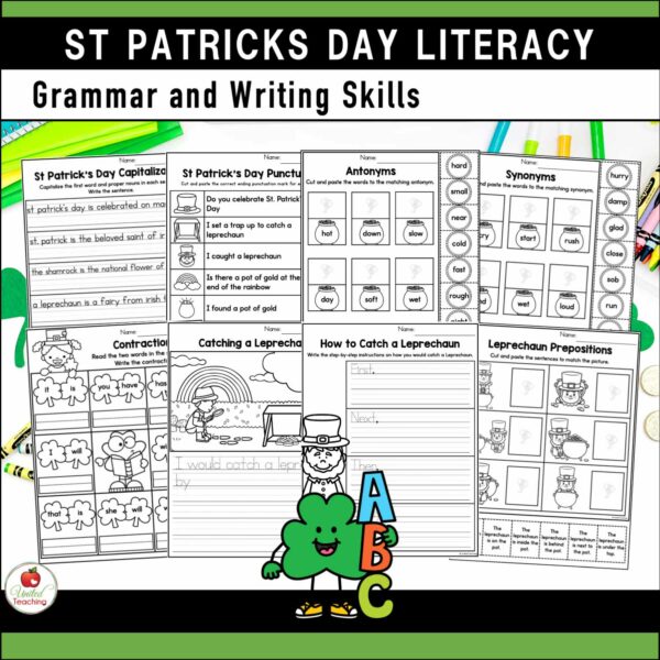 St. Patrick's Day Math and Literacy 1st Grade Bundle - Image 17