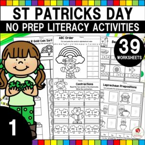 St Patrick's Day Literacy Activities 1st Grade Packet