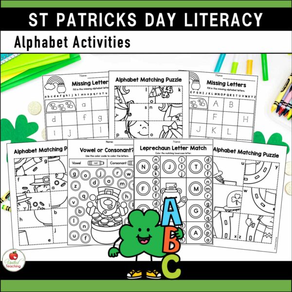 St Patrick's Day Math and Literacy Kindergarten Bundle - Image 12