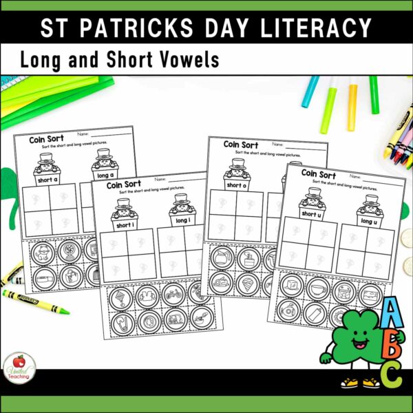 St Patrick's Day Math and Literacy Kindergarten Bundle - Image 15