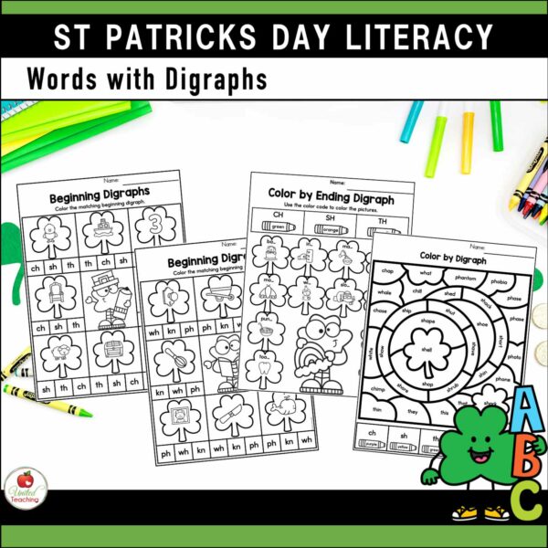 St Patrick's Day Math and Literacy Kindergarten Bundle - Image 17