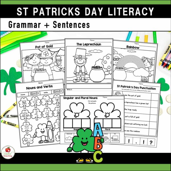St Patrick's Day Math and Literacy Kindergarten Bundle - Image 19
