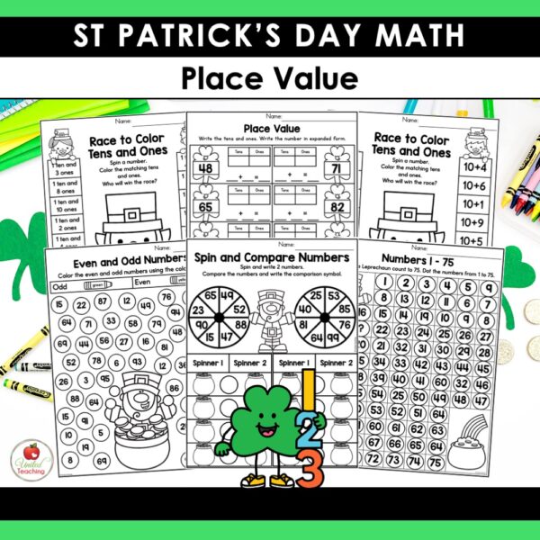 St. Patrick's Day Math and Literacy 1st Grade Bundle - Image 6