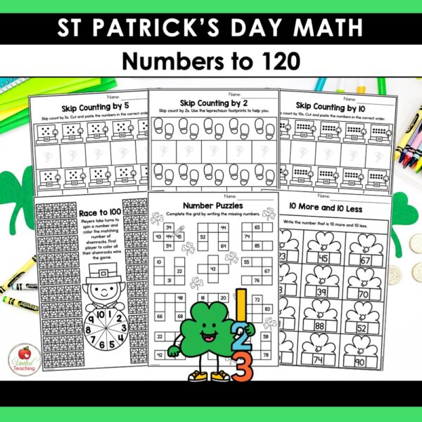 St. Patrick's Day Math and Literacy 1st Grade Bundle - Image 7