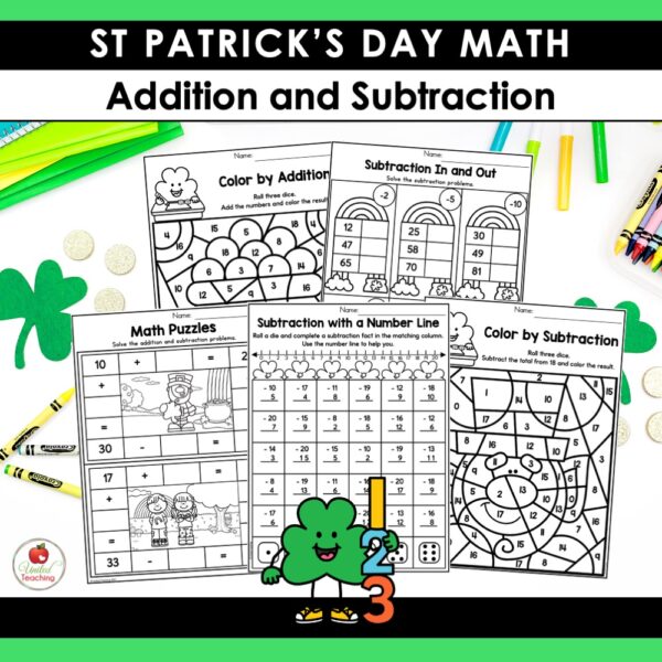 St. Patrick's Day Math and Literacy 1st Grade Bundle - Image 10