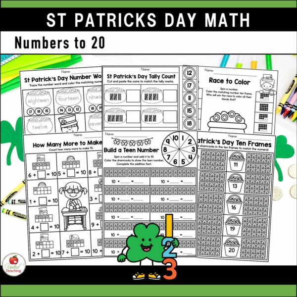 St. Patrick's Day Math and Literacy 1st Grade Bundle - Image 4