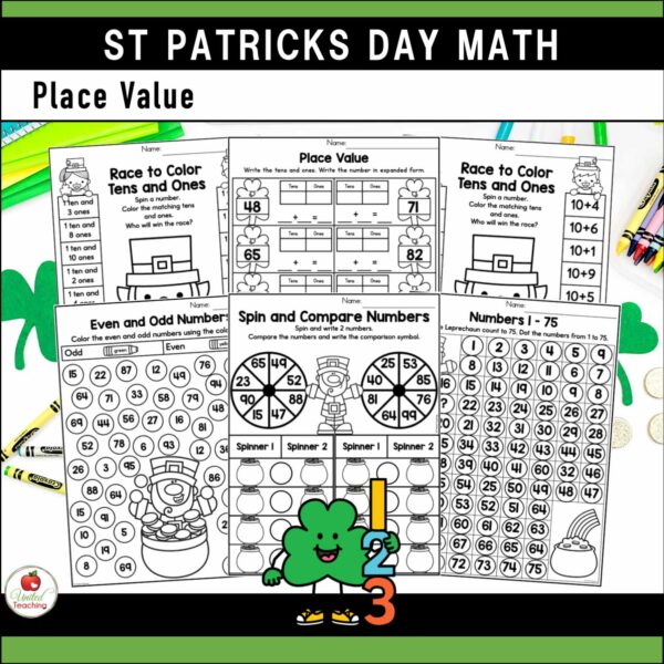 St. Patrick's Day Math and Literacy 1st Grade Bundle - Image 5