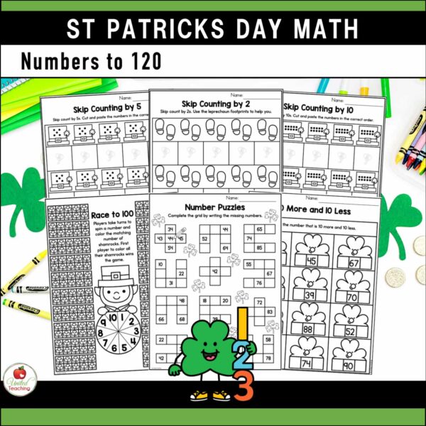 St. Patrick's Day Math and Literacy 1st Grade Bundle - Image 6