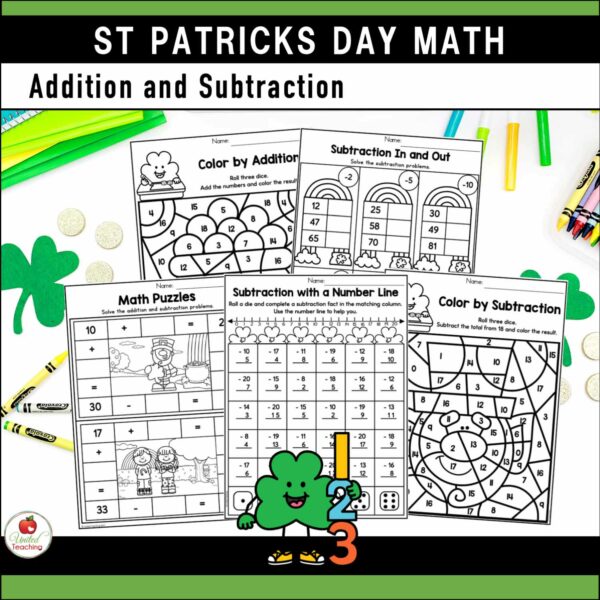 St. Patrick's Day Math and Literacy 1st Grade Bundle - Image 9