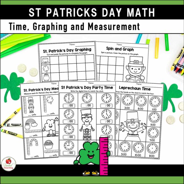 St Patrick's Day Math and Literacy Kindergarten Bundle - Image 8