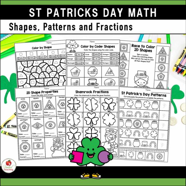 St Patrick's Day Math and Literacy Kindergarten Bundle - Image 9