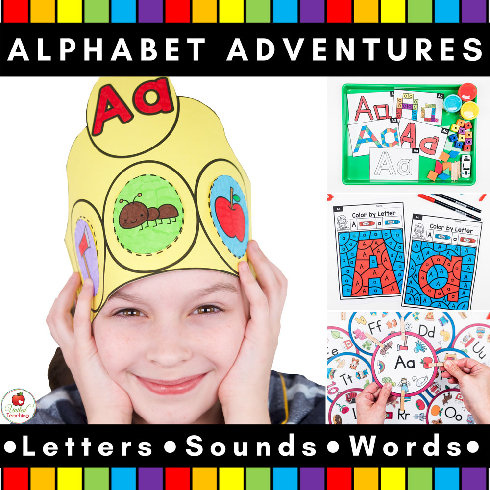 Interactive Alphabet Notebook, Letter Sounds Phonics, Back to School  Crafts