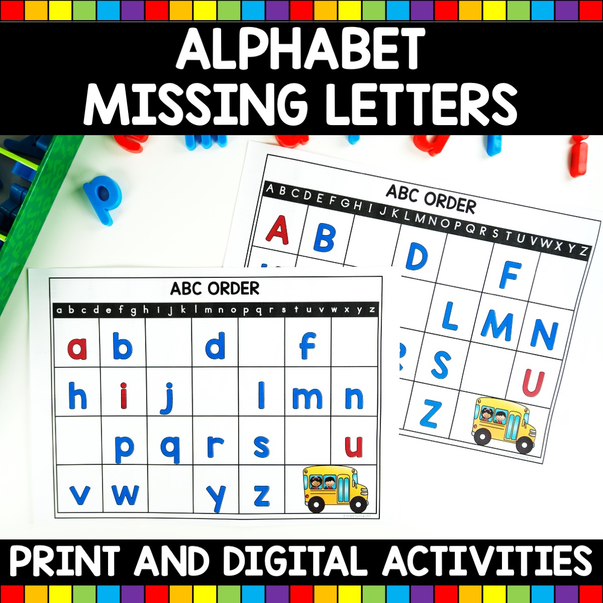 Alphabet Missing Letter Activities