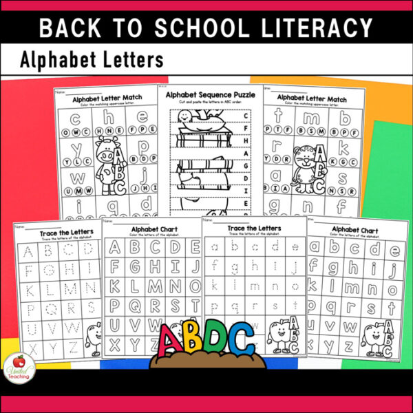 Back to School Literacy Activities Kindergarten Packet - Image 5