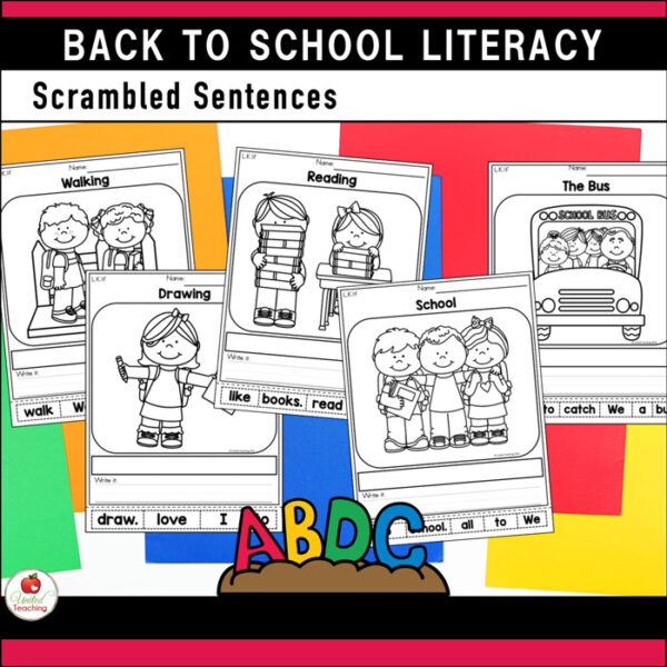 Back to School Literacy Activities Kindergarten Packet - Image 10