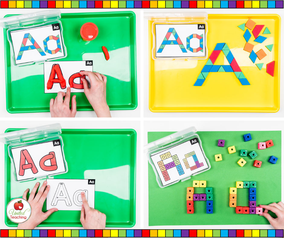 Alphabet Letter Task Card Activities