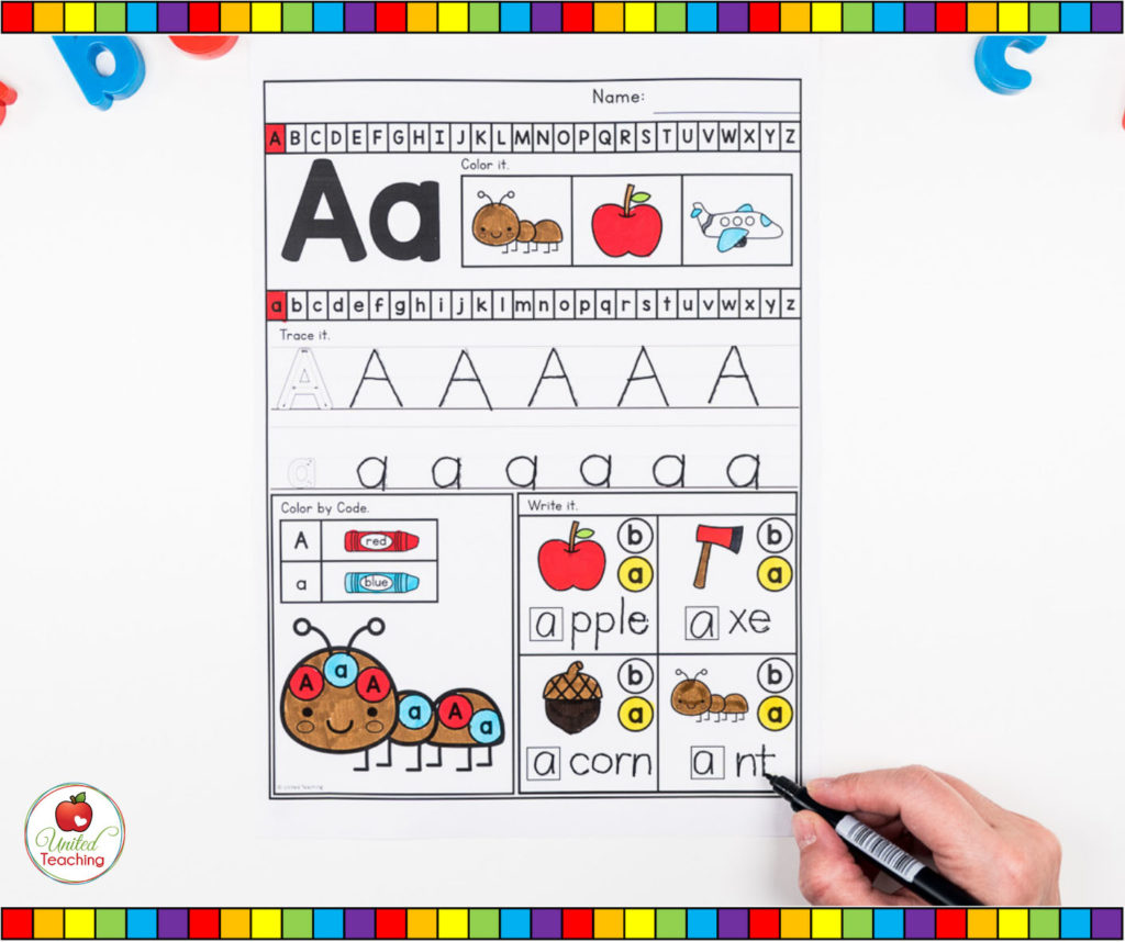 Alphabet Letter Review Worksheets