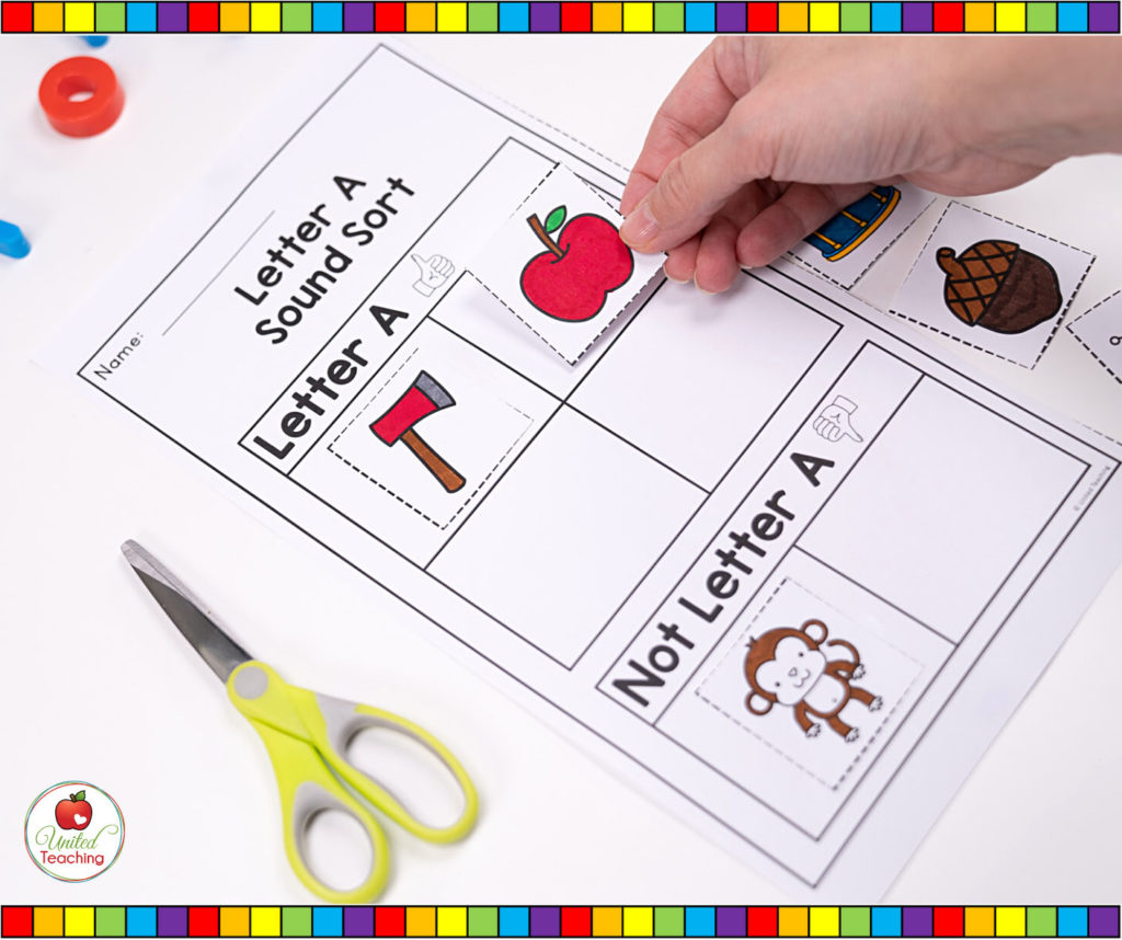 Alphabet Letter Sort Worksheet