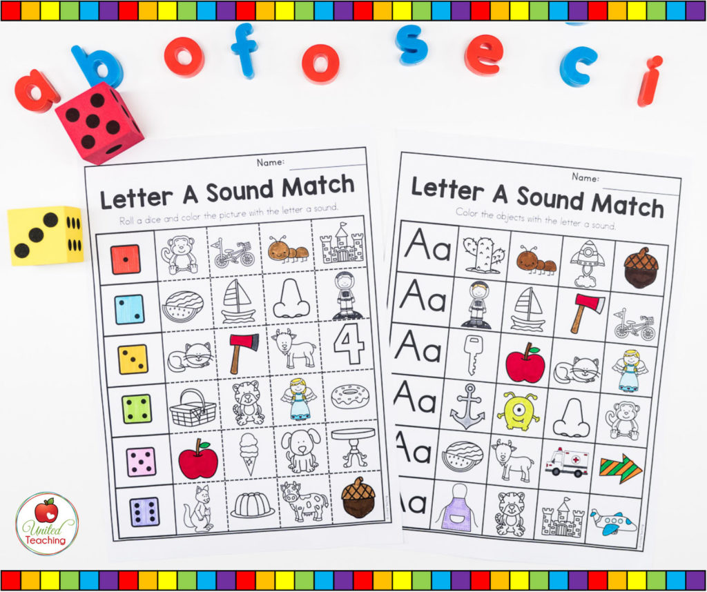 Alphabet Letter Sound Match Activities