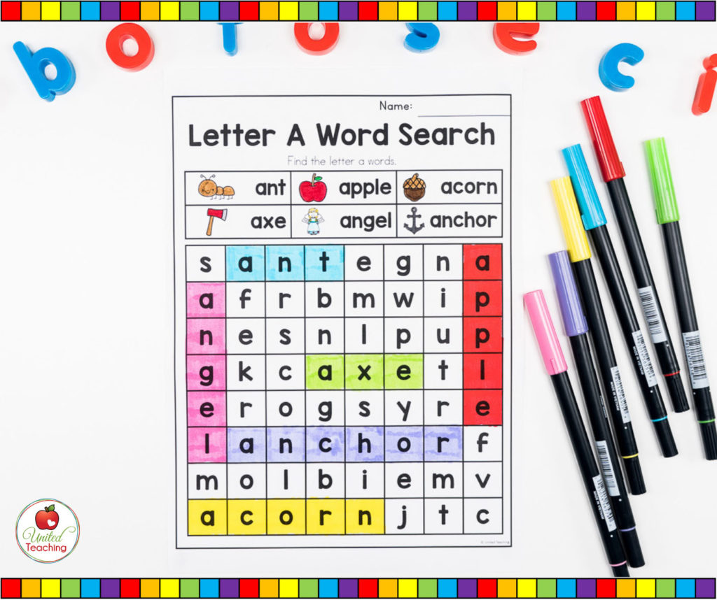 Alphabet Word Search