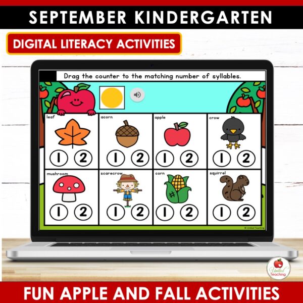 September Math and Literacy Activities for Kindergarten - Image 9