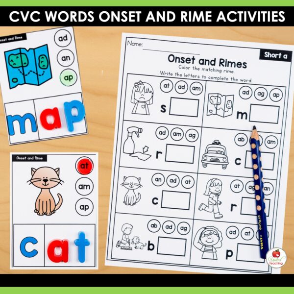 CVC Onset and Rime Task Cards - Image 6