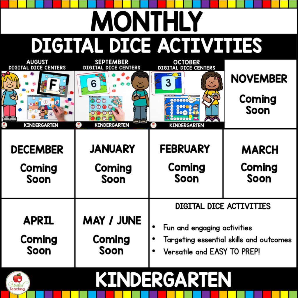 Monthly Digital Dice Centers
