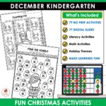 December Math and Literacy Activities for Kindergarten - United Teaching