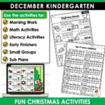 December Math and Literacy Activities for Kindergarten - United Teaching