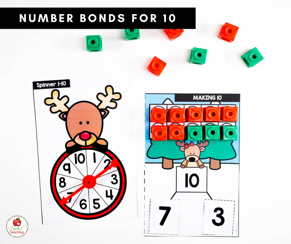 Number Bonds for 10 December Math Center