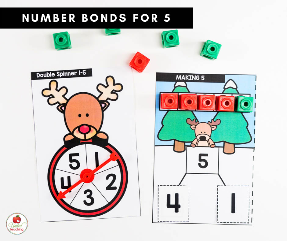 Number Bonds for 5 December Math Center