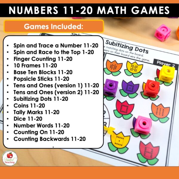 Math Games for Numbers 1 to 20 Bundle - Image 6