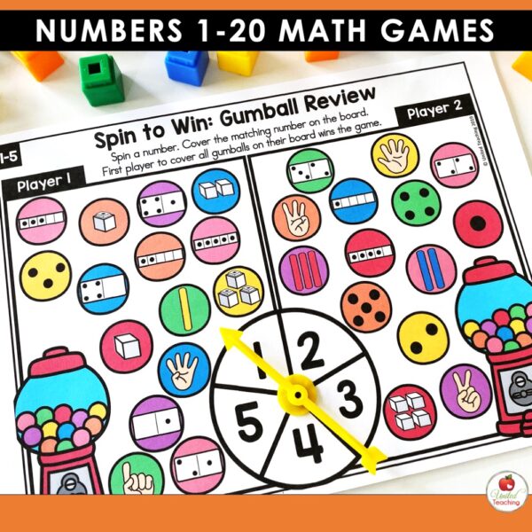 Math Games for Numbers 1 to 20 Bundle - Image 7