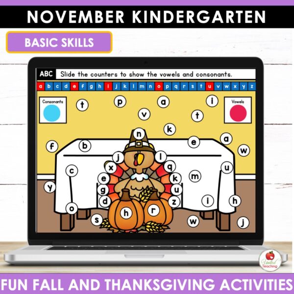 November Math and Literacy Activities for Kindergarten - Image 9