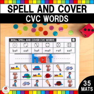 Spell and Cover CVC Words Cover