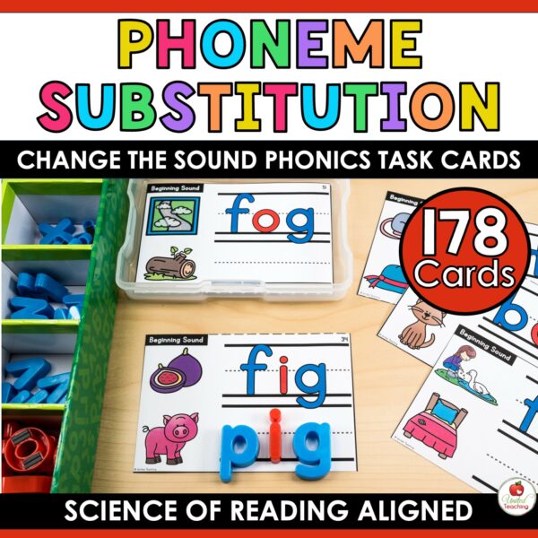 Phoneme Substiution Task Cards