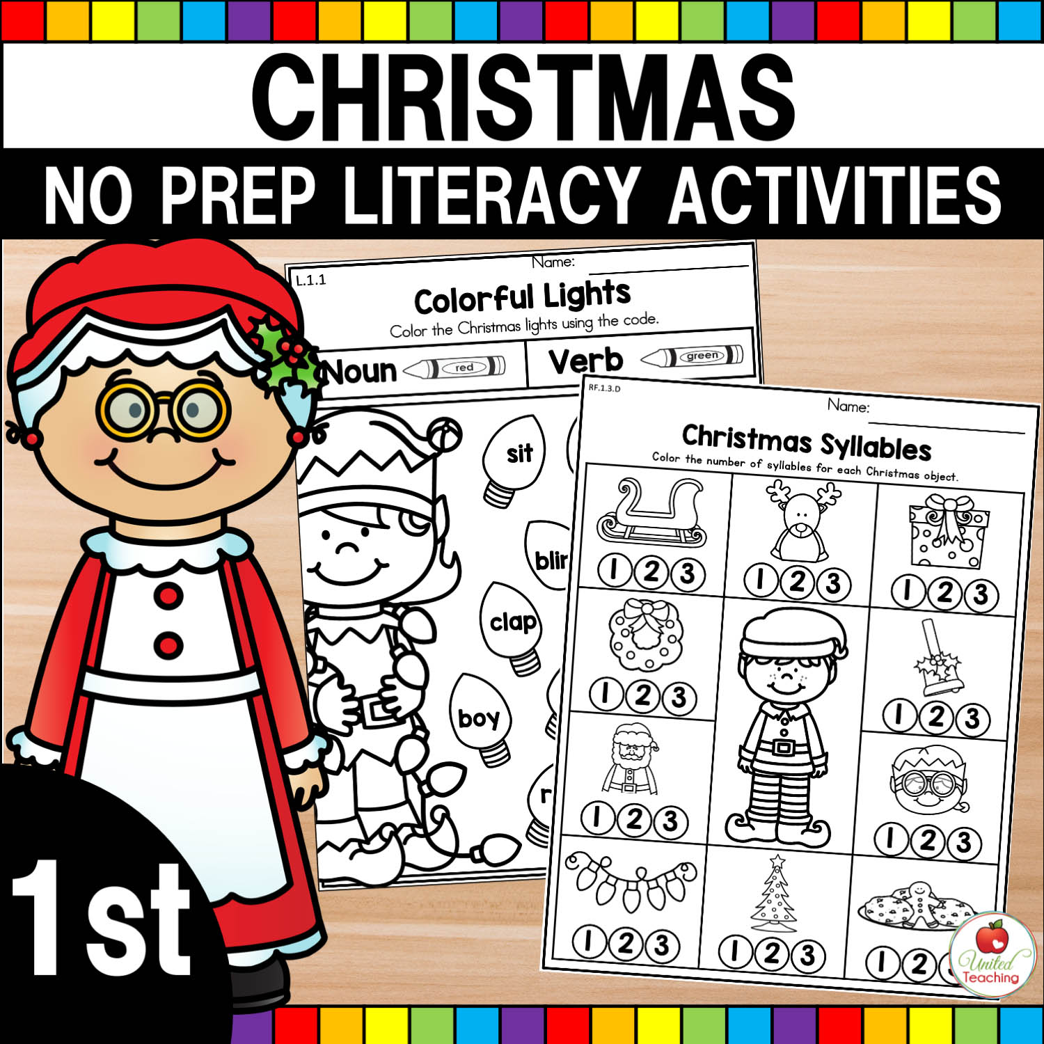 christmas-literacy-worksheets-1st-grade-united-teaching