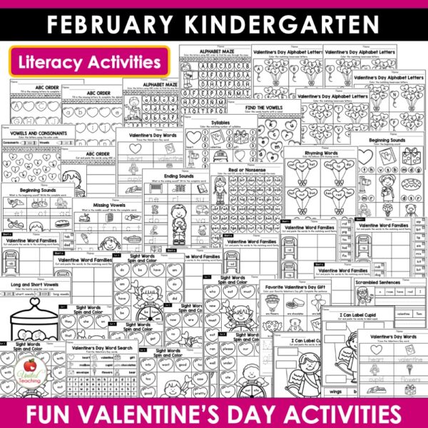 February Math and Literacy Activities for Kindergarten - Image 5