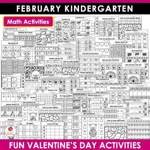 February Math and Literacy Activities for Kindergarten - Image 6