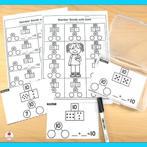 Making 10 Task Cards and Worksheets - Image 6